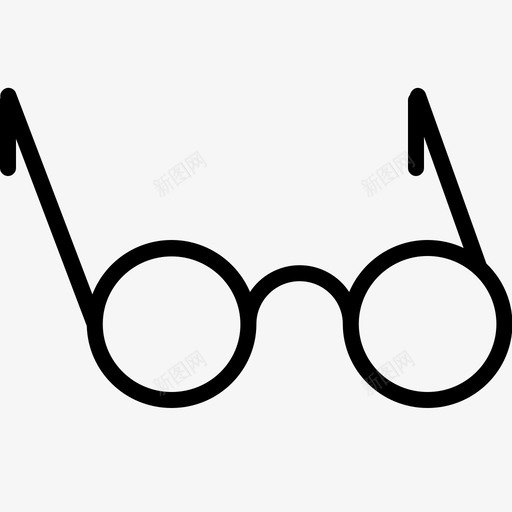 眼镜视力视野图标svg_新图网 https://ixintu.com 眼镜 视力 视野 超级简单