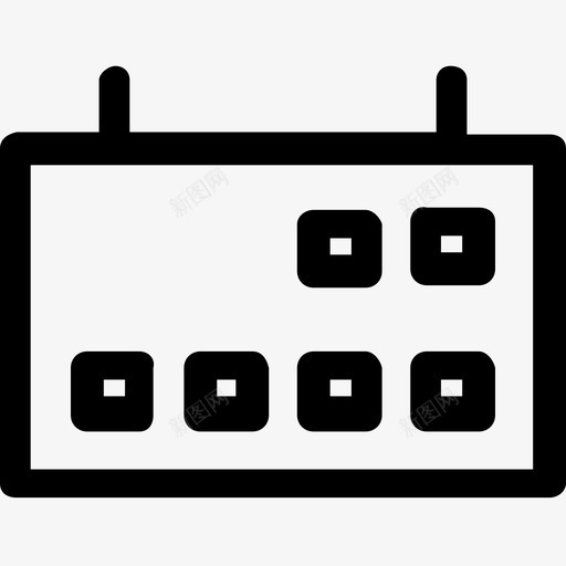 日历日期事件图标svg_新图网 https://ixintu.com 事件 历史记录 商业融资1 日历 日期