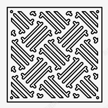 瓷砖地板几何图形图标图标