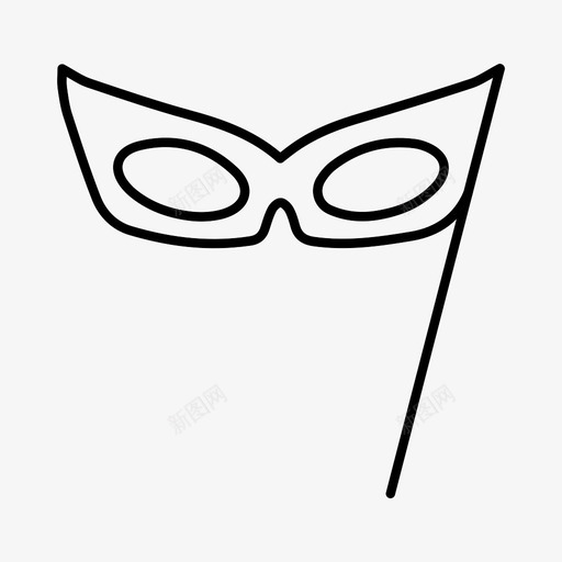 面具服装装饰图标svg_新图网 https://ixintu.com 圣诞节 服装 眼罩 装饰 装饰品 面具