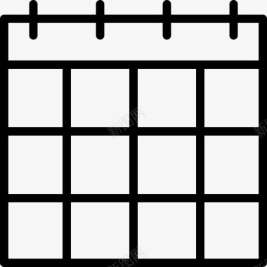 日历计划时间表图标图标