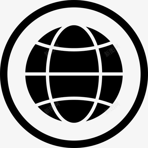 网站圆圈地球仪图标svg_新图网 https://ixintu.com seoglyph www 圆圈 地球仪 网站