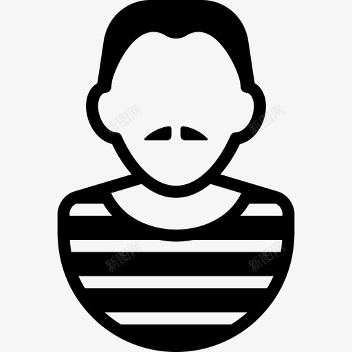 留着小胡子和脱衣服的男人人用户2图标svg_新图网 https://ixintu.com 人 用户2 留着小胡子和脱衣服的男人