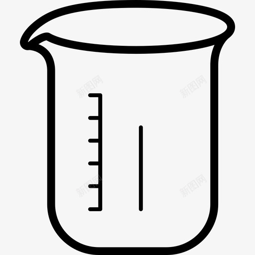 烧杯实验室科学图标svg_新图网 https://ixintu.com 实验室 烧杯 科学