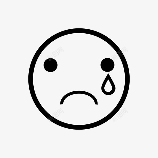 悲伤情绪化后悔图标svg_新图网 https://ixintu.com 后悔 悲伤 情绪化 抱歉