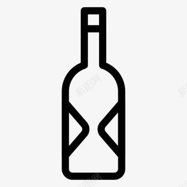 酒啤酒瓶子图标图标