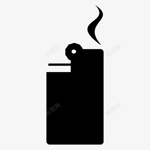 点烟器火工具图标svg_新图网 https://ixintu.com 工具 火 点烟器