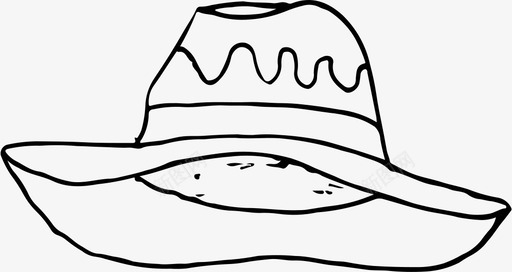 帽子手绘头饰图标svg_新图网 https://ixintu.com 头饰 帽子 手绘 素描 素描图标