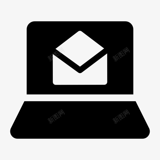 电子邮件收件箱邮件图标svg_新图网 https://ixintu.com 响应 客户服务字形图标 收件箱 服务 电子邮件 邮件