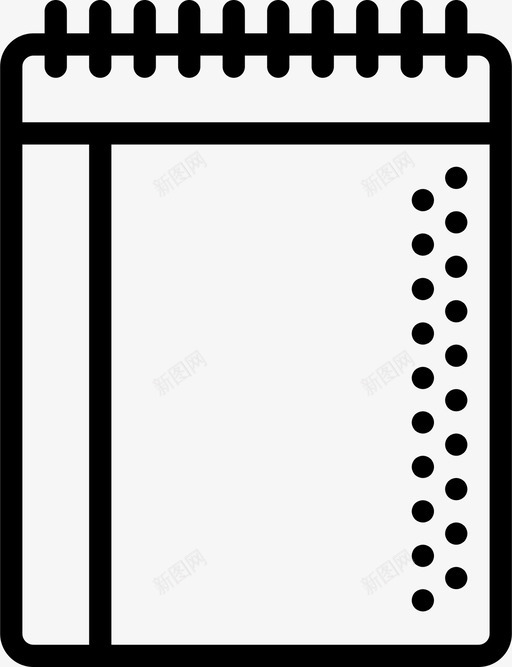 便笺簿教育知识图标svg_新图网 https://ixintu.com 便笺簿 学习 学校 教育 教育大纲 知识