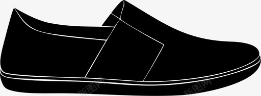 男式拖鞋配件鞋类图标svg_新图网 https://ixintu.com 男式拖鞋 配件 鞋类