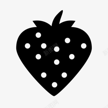 草莓加电奖金水果图标图标
