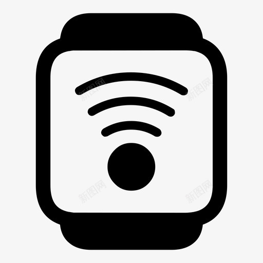 智能手表wifi智能手表功能图标svg_新图网 https://ixintu.com wifi 智能手表 智能手表功能