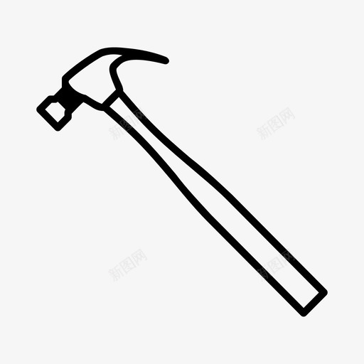 锤子砖头建筑图标svg_新图网 https://ixintu.com 工具 建筑 砖头 锤子