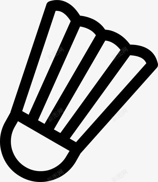 羽毛球游戏球拍图标svg_新图网 https://ixintu.com 游戏 球 球拍 羽毛球 运动