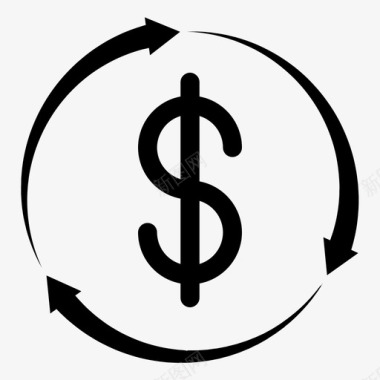 循环经济美元循环经济美元图标图标