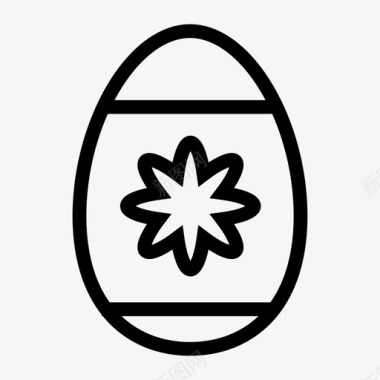 鸡蛋庆祝复活节图标图标