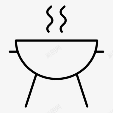 大锅庆祝厨师图标图标