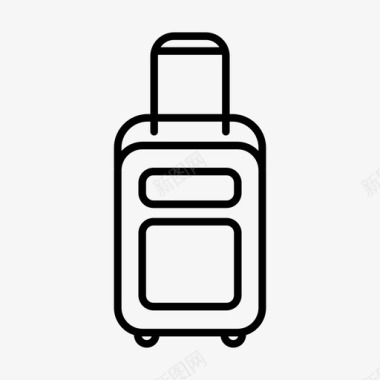 手提箱行李日记本图标图标