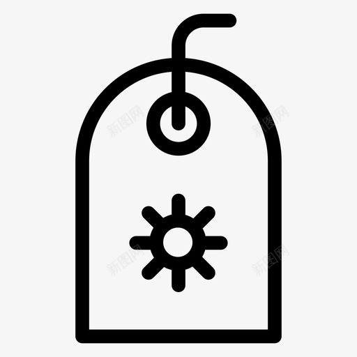 贴纸徽章假日图标svg_新图网 https://ixintu.com 假日 圣诞系列图标第一册 徽章 标签 贴纸