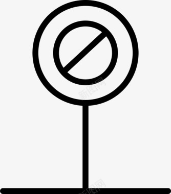 路标禁止路口图标图标