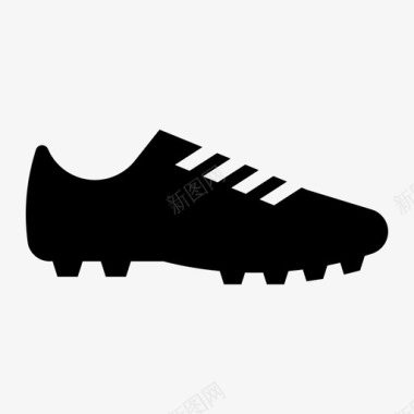 足球鞋足球运动鞋图标图标