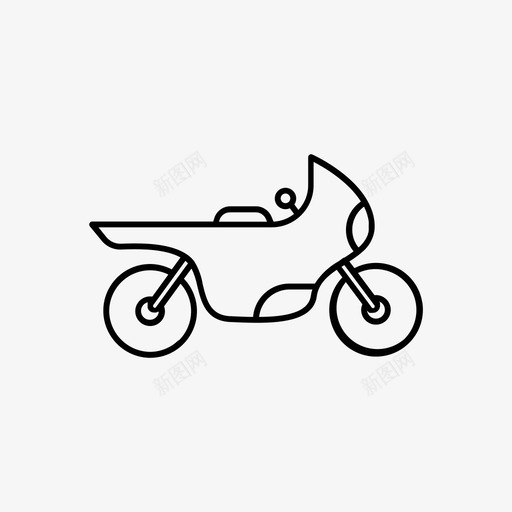 摩托车自行车旅游图标svg_新图网 https://ixintu.com 摩托车 旅游 汽车 自行车