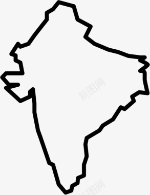 印度亚洲首都图标图标