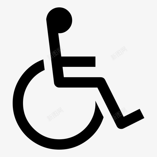 wheelchairsvg_新图网 https://ixintu.com wheelchair