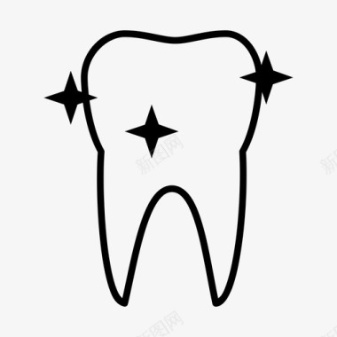 牙齿洁牙牙医图标图标
