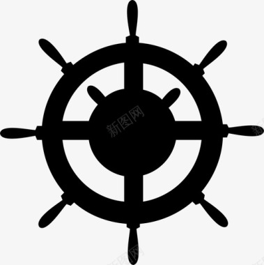 船轮舵图标图标