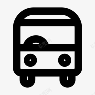 巴士交通旅行图标图标