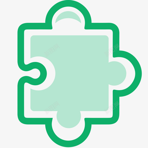puzzlesvg_新图网 https://ixintu.com puzzle 填充 单色 可爱 多色 简约 精美