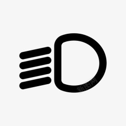 大灯icon车灯汽车仪表板图标高清图片
