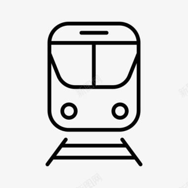 火车旅行铁路图标图标
