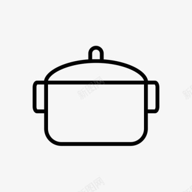锅煮熟火锅图标图标