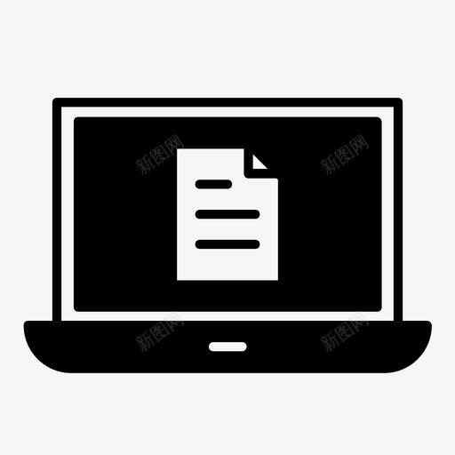笔记本上的文档笔记本电脑pdf图标svg_新图网 https://ixintu.com pdf 笔记本上的文档 笔记本电脑