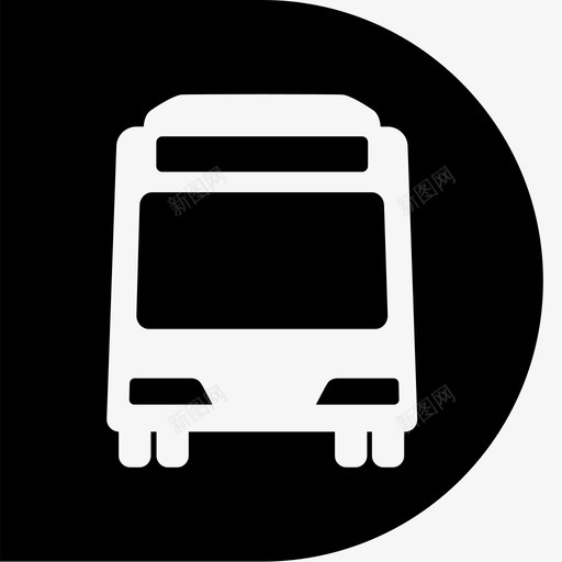 bus_4_coloringsvg_新图网 https://ixintu.com bus_4_coloring