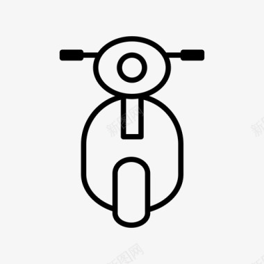 摩托车自行车超级摩托车图标图标