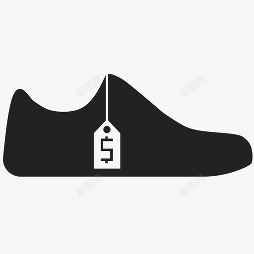有价格标签的鞋子衣服产品图标svg_新图网 https://ixintu.com 产品 有价格标签的鞋子 衣服 购买 销售