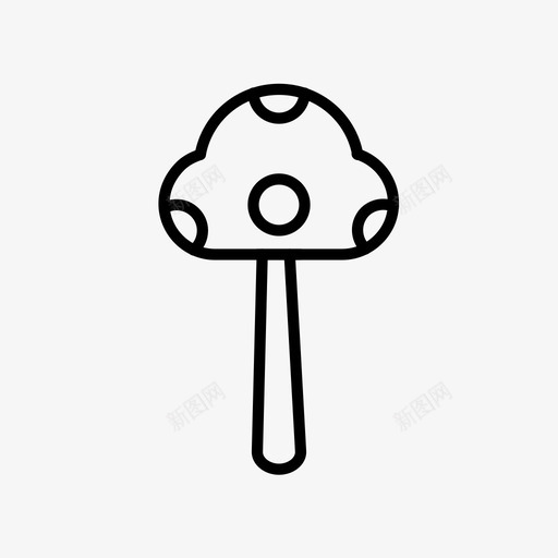 蘑菇糖浆室食物2图标svg_新图网 https://ixintu.com 糖浆室 蘑菇 食物2