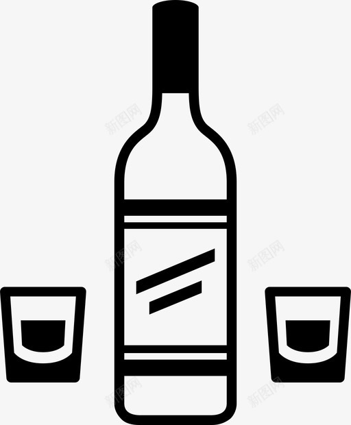 伏特加酒精玻璃杯图标svg_新图网 https://ixintu.com 伏特加 小杯 玻璃杯 酒精 食物和饮料