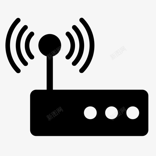 wifi路由器mobile2图标svg_新图网 https://ixintu.com mobile2 wifi路由器