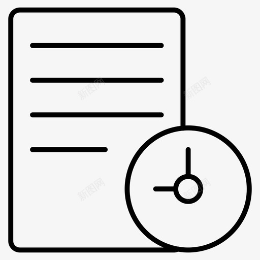 表单银行日期图标svg_新图网 https://ixintu.com 截止日期 日期 时间 用户界面细线图标 表单 银行