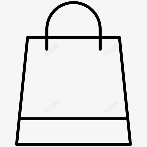 购物袋礼品袋电子商务图标svg_新图网 https://ixintu.com 电子商务 礼品袋 购物袋