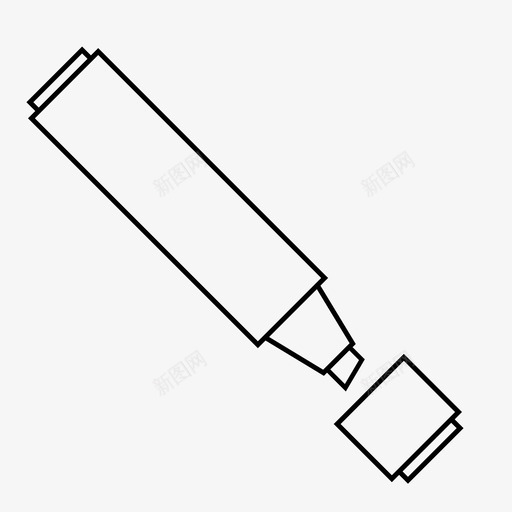 记号笔高亮荧光笔图标svg_新图网 https://ixintu.com stabilo 笔 荧光笔 记号笔 高亮