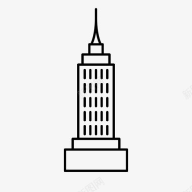 帝国大厦-美图标