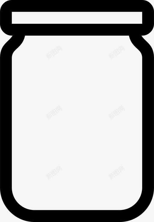 玻璃瓶瓶子容器图标svg_新图网 https://ixintu.com 容器 玻璃瓶 瓶子