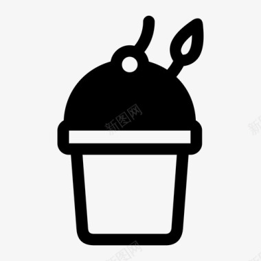 纸杯蛋糕甜点食物和餐厅图标图标