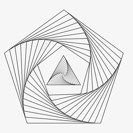 图案五边形多边形图标svg_新图网 https://ixintu.com 五边形 图案 多边形 形状 螺旋形 重复